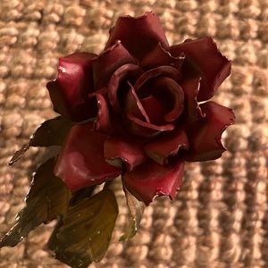 Anthropologie iron rose curtain tieback